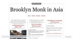 Desktop Screenshot of brooklynmonk.wordpress.com