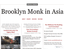 Tablet Screenshot of brooklynmonk.wordpress.com