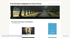Desktop Screenshot of jesuschristwallpapers.wordpress.com