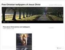 Tablet Screenshot of jesuschristwallpapers.wordpress.com