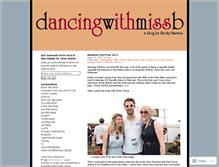 Tablet Screenshot of dancingwithmissb.wordpress.com