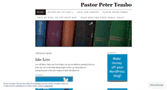 Desktop Screenshot of peter8081.wordpress.com
