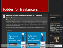 Tablet Screenshot of freelancewritersunite.wordpress.com