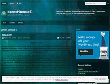 Tablet Screenshot of esenci4music4l.wordpress.com