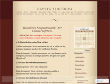 Tablet Screenshot of gavetateologica.wordpress.com