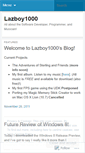 Mobile Screenshot of lazboy1000.wordpress.com