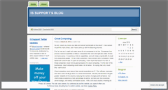 Desktop Screenshot of issupport.wordpress.com