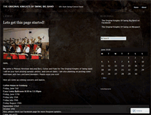 Tablet Screenshot of doxbigband.wordpress.com