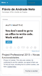 Mobile Screenshot of flavioandradeneto.wordpress.com