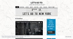 Desktop Screenshot of letsgoto.wordpress.com