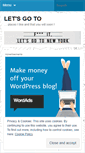 Mobile Screenshot of letsgoto.wordpress.com