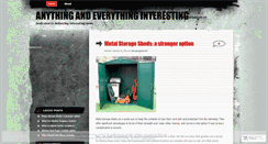 Desktop Screenshot of everythinginterestingblogger.wordpress.com