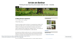 Desktop Screenshot of ichbininberlin.wordpress.com