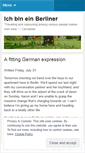 Mobile Screenshot of ichbininberlin.wordpress.com