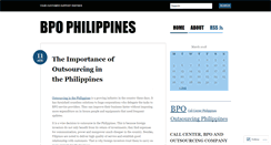 Desktop Screenshot of bpophils.wordpress.com