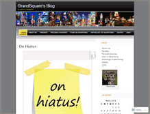 Tablet Screenshot of brandsquare.wordpress.com