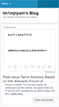Mobile Screenshot of im1mjrpain.wordpress.com