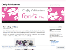 Tablet Screenshot of pearlcrafted.wordpress.com