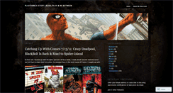 Desktop Screenshot of comicsnbooks.wordpress.com