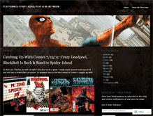 Tablet Screenshot of comicsnbooks.wordpress.com