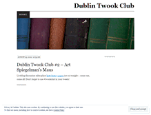 Tablet Screenshot of dublintwookclub.wordpress.com