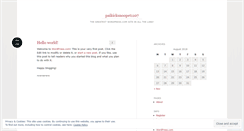 Desktop Screenshot of paikicksnoopet1107.wordpress.com