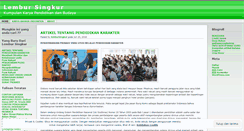 Desktop Screenshot of lembursingkur.wordpress.com