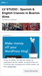 Mobile Screenshot of lvstudioclassesinpalermobuenosaires.wordpress.com
