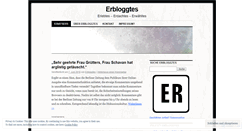 Desktop Screenshot of erbloggtes.wordpress.com