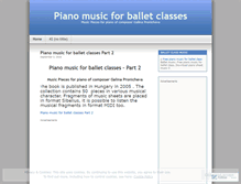 Tablet Screenshot of pianomusic.wordpress.com