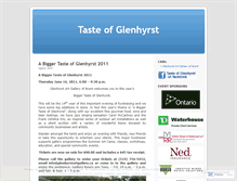 Tablet Screenshot of glenhyrst.wordpress.com