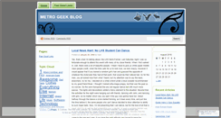 Desktop Screenshot of metrogeek.wordpress.com