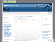Tablet Screenshot of metrogeek.wordpress.com