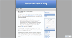 Desktop Screenshot of democratdave.wordpress.com