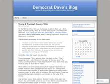 Tablet Screenshot of democratdave.wordpress.com