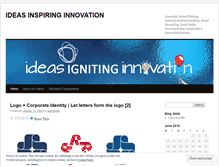Tablet Screenshot of ideasinspiringinnovation.wordpress.com