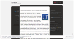 Desktop Screenshot of jobtardis.wordpress.com