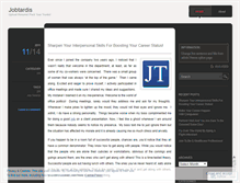 Tablet Screenshot of jobtardis.wordpress.com