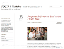 Tablet Screenshot of focir.wordpress.com
