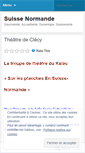 Mobile Screenshot of lasuissenormande.wordpress.com