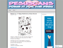 Tablet Screenshot of desuscans.wordpress.com