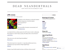 Tablet Screenshot of deadneanderthals.wordpress.com