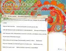 Tablet Screenshot of creerparacrear.wordpress.com