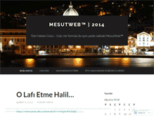 Tablet Screenshot of mesutweb.wordpress.com