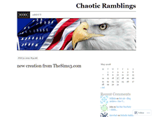 Tablet Screenshot of chaoticramblings.wordpress.com