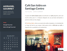 Tablet Screenshot of akiragirlgourmet.wordpress.com