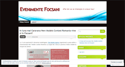Desktop Screenshot of evenimentefocsani.wordpress.com
