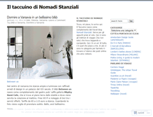 Tablet Screenshot of iltaccuinodinomadistanziali.wordpress.com