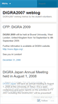 Mobile Screenshot of digra2007.wordpress.com