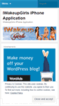 Mobile Screenshot of iwakeupgirls.wordpress.com